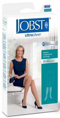 BSN Jobst - 121500 - Compression Stocking, Knee High, 20-30 mmHG, Closed Toe, Natural, Small