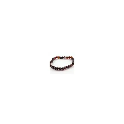 Healing Hazel - BP-AB-P-03-2 - 100% Certified Balticamber Polished - Adult - Elastic Wrist Bracelet  - Elastic wrist bracelet