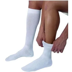 BSN Jobst - 110528 - Compression Sock, Knee High, 20-30 mmHG, Closed Toe, Cool White, X-Large, Full Calf