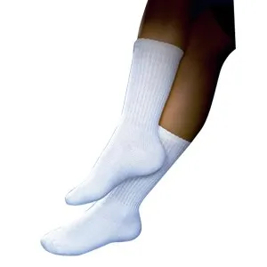 BSN Jobst - 110857 - Diabetic Sock, Knee High, Closed Toe, Brown, Medium