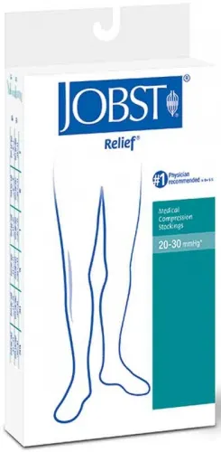 Bsn Jobst - 114620 - Relief Knee-High Firm Compression Stockings Small, Silky Beige