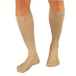 BSN Jobst - 114805 - Compression Stockings JOBST? Relief? 15-20mmhg Knee High X-Large Full Calf Beige Open Toe 1-pr