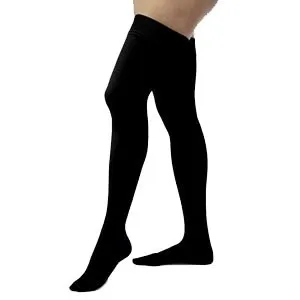 BSN Jobst - 115146 - Compression Hose, Thigh High, 20-30 mmHG, Closed Toe, Classic Black, Large