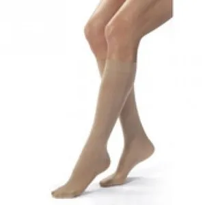Bsn Jobst - Jobst Opaque - From: 115378 To: 115379 - Knee High Firm Opaque Compression Stockings Large Full Calf, Natural