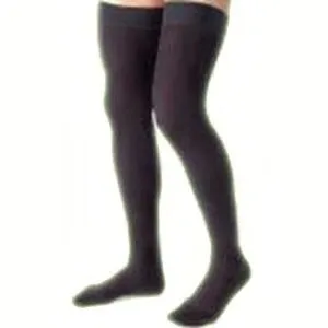 BSN Jobst - 115507 - Opaque Women's Thigh-High Moderate Compression Stockings X-Large, Black