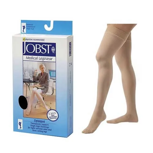 BSN Jobst - Jobst Opaque - From: 115709 To: 115712 - Jobst&reg; Opaque Thigh 30 40 Closed Toe Dot Honey Lg