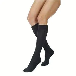 BSN Jobst - 119615 - Compression Stocking, Knee High, 20-30 mmHG, Closed Toe, Petite, Classic Black, X-Large