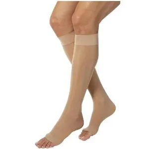 BSN Jobst - 119754 - Compression Stocking, Knee High, 30-40 mmHG, Open Toe, Natural, Small
