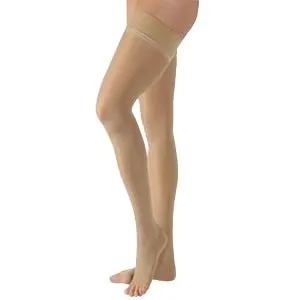 Bsn Jobst - JOBST UltraSheer - From: 119772 To: 119779 -  Ultrasheer, Thigh with Silicone Dot Band, 20 30mmHg, Open Toe, Small, Honey.