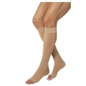 BSN Jobst - 119788 - Compression Stocking, Knee High, 20-30 mmHG, Open Toe, Petite, Natural, Small