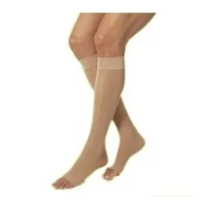 BSN Jobst - 119790 - Compression Stocking, Knee High, 20-30 mmHG, Open Toe, Petite, Natural, Large