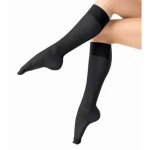 BSN Jobst - 120224 - Sock, Knee High, 20-30 mmHG, Brocade, Closed Toe, Black, X-Large