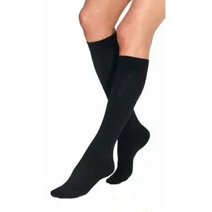 BSN Jobst - 121474 - Compression Stocking, Knee High, 20-30 mmHG, Closed Toe, Classic Black, Medium