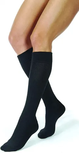 BSN Jobst - 7515605 - Compression Sock Knee High 20-30 mmHG Closed Toe Denim Blue Medium 1-pr