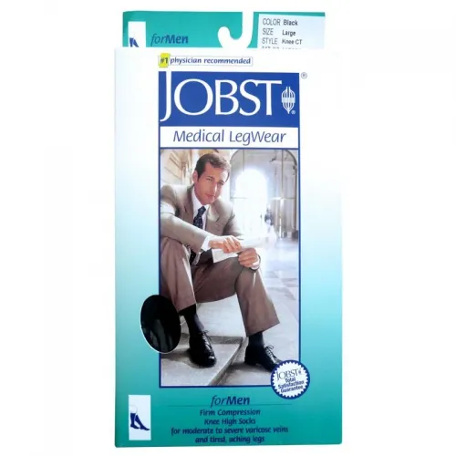 BSN Jobst - JOBST for Men - From: 115255 To: 115260 - Men's Knee High Ribbed Compression Socks