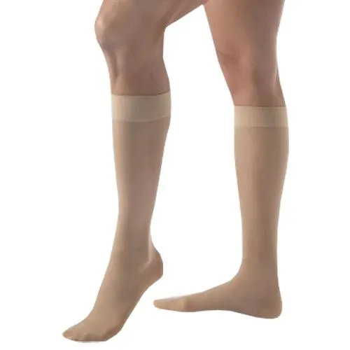 BSN Jobst - 119018 - Compression Stocking, Knee High, 30-40 mmHG, Closed Toe, Natural, X-Large, Full Calf