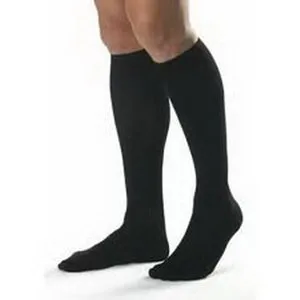 Bsn Jobst - JOBST for Men - 110304 - Classic Supportwear Men's Knee-High Mild Compression Socks X-Large, Black, Closed-toe, Latex