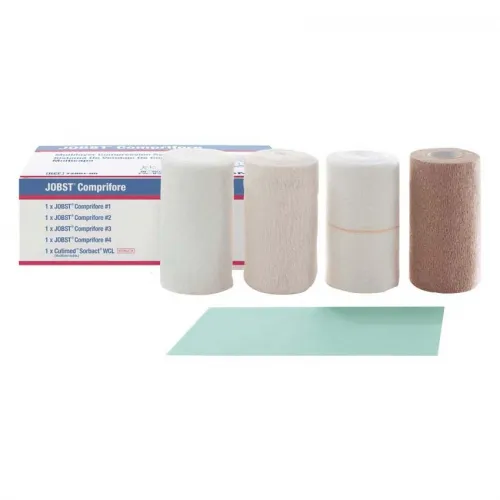 BSN Medical - JOBST Comprifore - 7266100 - 4 Layer Compression Bandage System JOBST Comprifore 7 to 10 Inch No Closure Tan / White NonSterile 40 mmHg