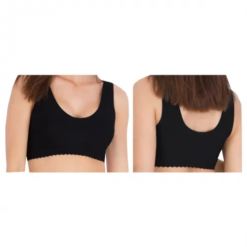 Caden Companies - ANTISCPBRABLK:L - Belly Bandit Anti Bra, Scoop Neck, Black, Large (36 C,D; 38 B, C), Wire-Free, No-Dig Straps, Removeable Modesty Pads.