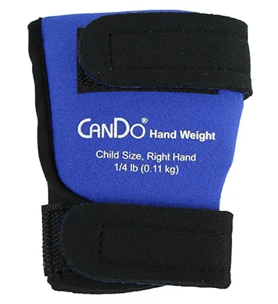 Fabrication Enterprises - CanDo - From: 10-0480 To: 10-0483 - Fabrication Enterprise  hand weight. 1/4 pound. right