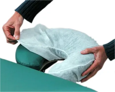 Fabrication Enterprises - From: 15-3737-50 To: 15-3737-500 - Massage Table Accessory for Headrest Sani Covers, bag of 50