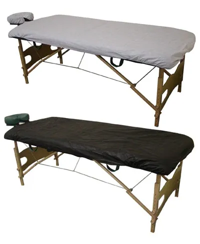 Fabrication Enterprises - From: 15-3755BLK To: 15-3755W - Disposable fitted massage sheet, Standard