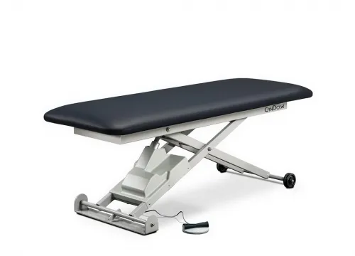 CanDo - From: 15-4286 To: 15-4287 - Hi lo Treatment Table 2 section Upholstered Top Adjustable Backrest