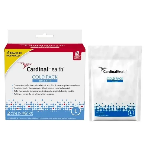 Cardinal - From: 11400-300 To: 11900-100 - Health Ice Bag Health Eye One Size Fits Most 4 1/2 X 10 Inch Fabric Reusable