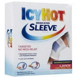 Cardinal Health - 3549649 - Icy Hot Topical Analgesic Sleeve, Knee and Ankle