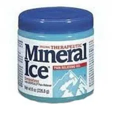Cardinal Health - 3958055 - Leader Therapeutic Mineral Ice, 226.8 Gram Jar