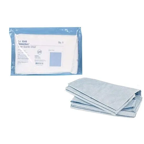 Cardinal - From: 9349 To: 9358 - Health Med Surgical Sheet Drape, Three Quarter, 57" x 76", Sterile