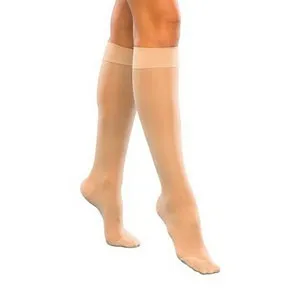 Carolon - 100312 - Health Support Knee Medical Sheer(15-20 Mmhg) Short, Closed Toe,Style: Below Knee