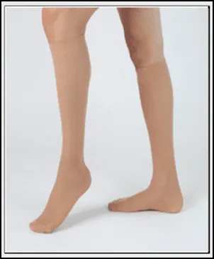 Carolon - 200612 - Health Support SheerStockings(20-30mmHg) Short, Closed Toe, Style: BelowKnee