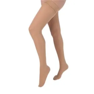 Carolon - 211112 - Health Support Thigh Medical Sheer(20-30 Mmhg) Regular, Open Toe,Style: Full Length Thigh w/Beaded Silicone Dot Band