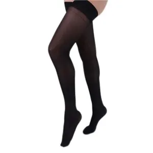 Carolon - 211304 - Health Support Thigh Medical Sheer(20-30 Mmhg) Regular, Open Toe,Style: Full Length Thigh w/Beaded Silicone Dot Band