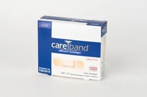 ASO - CareBand - From: CBD2018 To: CBD2019 - Sheer Strips, Latex Free (LF)