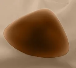 Classique - From: 682017232706 To: 682017232829 - Post Mastectomy Silicone Breast Form Triangle shape symmetrical form with a matte skin like Tawny 3