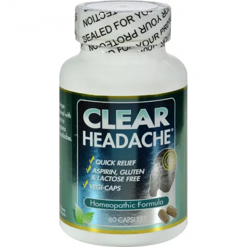 Clear Products - From: 241155 To: 241892 - Products 408831 Headache 60 Capsules