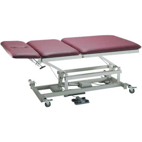 Clinton - From: 15-4564 To: 15-4569 - Bariatric Treatment Table, 3 section, Motorized Hi lo, Adjustable Backrest