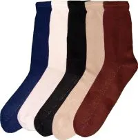 Comfort Products - SFSWBL - Seamfree Silver Diabetic Socks Men - Black