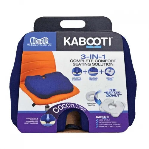 Contour Health Products - 30-751RB - Contour Products   Kabooti Comfort Ring with Blue Cover, 17 1/2" x 13 1/2" x 3 1/4"