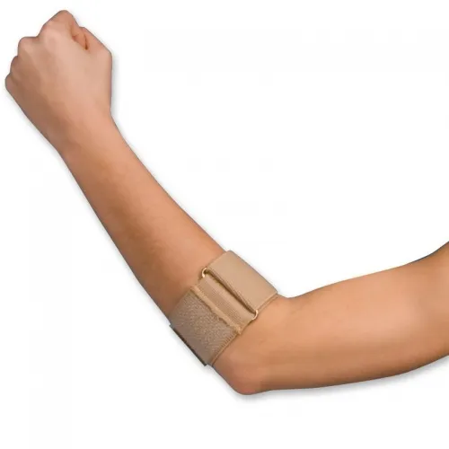 Core Products - NEL-1113 - Tennis Elbow Support, Beige, One Size Fits Most up to 15" Circumference
