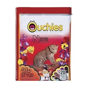 Cosrich - 11101-C - Ouchies Natural History Bandages 4 Girlz 20ct