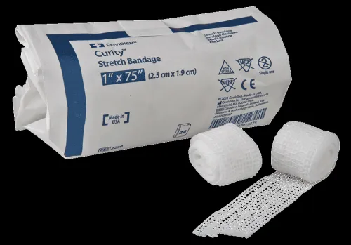 Cardinal Health - Curity - 2239 -  Conforming Bandage  1 X 75 Inch 24 per Pack NonSterile 1 Ply Roll Shape