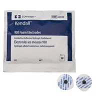 Cardinal Covidien - Kendall - From: 2293003 To: 2293005 - Medtronic / Covidien Adult 930 Foam Electrode, Prewired, 3 Lead, Conductive Adhesive Hydrogel, Radiolucent, 300/cs