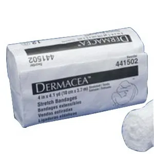 Cardinal - Dermacea - 441501 - Conforming Bandage Dermacea 3 Inch X 4 Yard 12 per Pack NonSterile 1-Ply Roll Shape