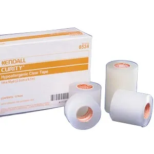 Covidien - Curity - 8536C - Kendall Hypoallergenic Clear Tape 3" x 10 yds.