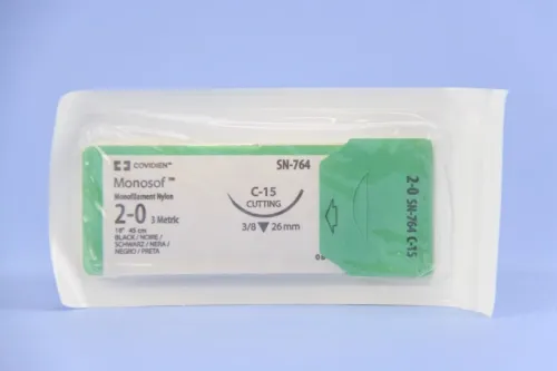 Medtronic / Covidien - SN659 - Suture, Reverse Cutting, Needle C-12, 3/8 Circle