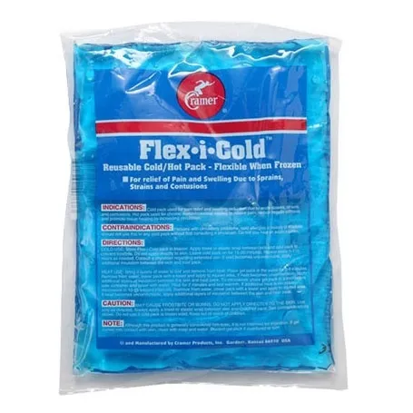 Hygenic - Flex-I-Cold - 032846 - Cramer Flex-I-Cold Reusable Cold Packs, 4" X 6".