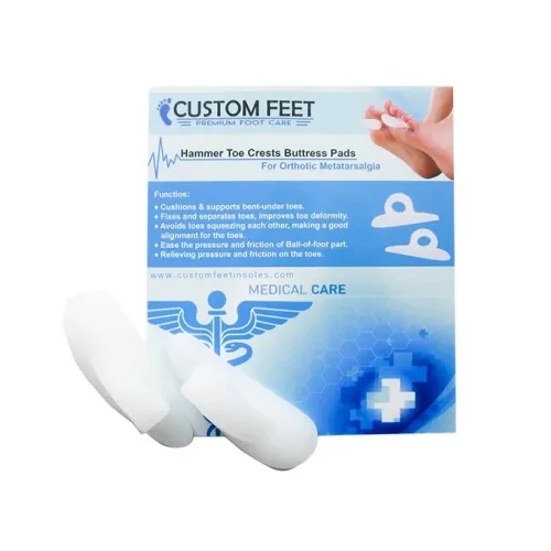 Custom Feet Insoles - C00014HTCBP - Hammer Toe Crests Buttress Pads